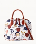 Dooney MLB Tigers Zip Zip Satchel TIGERS ID-i3LMNuHZ Dooney MLB Tigers Zip Zip Satchel TIGERS ID-i3LMNuHZ