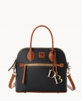 Dooney Pebble Grain Domed Satchel Black ID-iBDgvYAK Dooney Pebble Grain Domed Satchel Black ID-iBDgvYAK