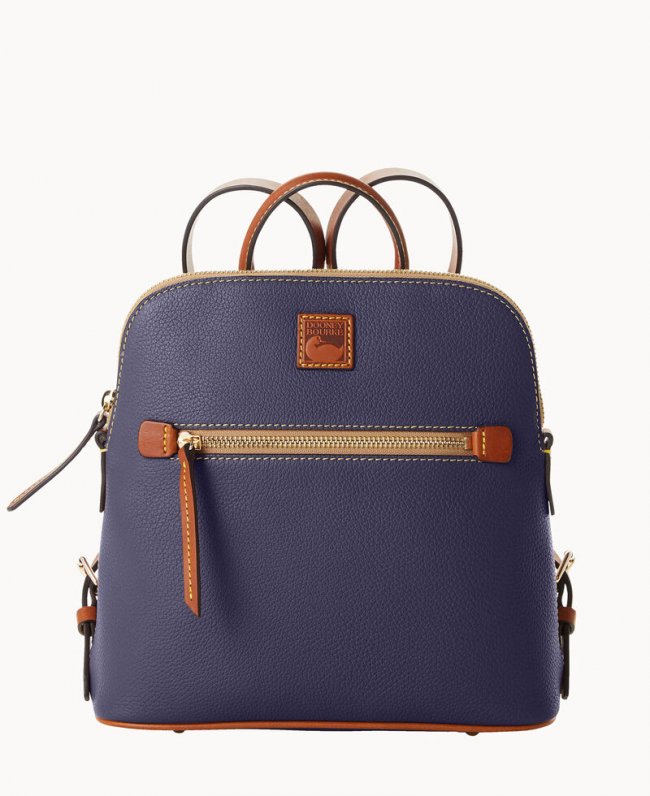 Dooney Pebble Grain Backpack Midnight Blue ID-iVGurnGe Dooney Pebble Grain Backpack Midnight Blue ID-iVGurnGe