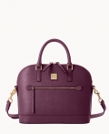 Dooney Saffiano Domed Zip Satchel Plum Wine ID-IVZD6mWQ Dooney Saffiano Domed Zip Satchel Plum Wine ID-IVZD6mWQ