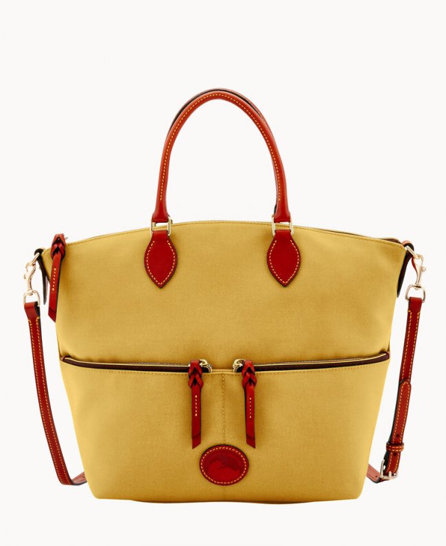 Dooney Nylon Large Pocket Satchel Khaki ID-J9YC2qxR Dooney Nylon Large Pocket Satchel Khaki ID-J9YC2qxR
