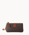 Dooney Pebble Grain Medium Wristlet Brown Tmoro ID-Jglijjec Dooney Pebble Grain Medium Wristlet Brown Tmoro ID-Jglijjec