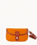 Dooney Oncour Elba Flap Wristlet Tangerine ID-JI7AH1DN Dooney Oncour Elba Flap Wristlet Tangerine ID-JI7AH1DN