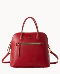 Dooney Florentine Large Domed Satchel Red ID-jjABMcXl Dooney Florentine Large Domed Satchel Red ID-jjABMcXl