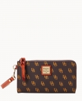 Dooney Gretta Folded Zip Wristlet Brown Tmoro ID-jUyjxnjU Dooney Gretta Folded Zip Wristlet Brown Tmoro ID-jUyjxnjU