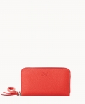 Dooney Henrys Large Zip Around Wristlet Persimmon ID-jXRknLKp Dooney Henrys Large Zip Around Wristlet Persimmon ID-jXRknLKp