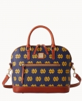 Dooney Collegiate Notre Dame Domed Zip Satchel NOTRE DAME ID-K0hCsBcL Dooney Collegiate Notre Dame Domed Zip Satchel NOTRE DAME ID-K0hCsBcL