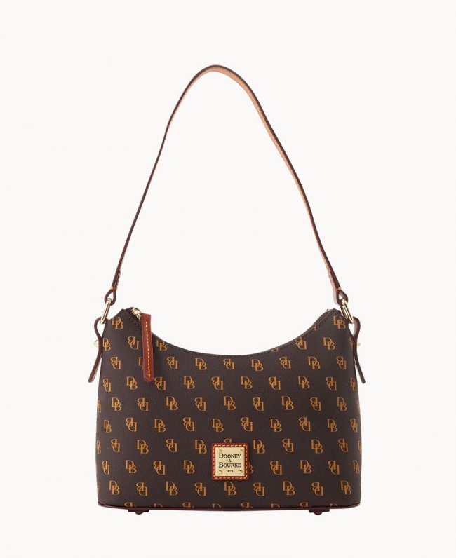 Dooney Gretta Baguette Brown Tmoro ID-kbTK9ctu