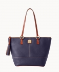 Dooney Pebble Grain Small Tobi Tote Midnight Blue ID-kFmSxhQE Dooney Pebble Grain Small Tobi Tote Midnight Blue ID-kFmSxhQE