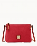 Dooney Pebble Grain Crossbody Pouchette Red ID-KN4pTBN2 Dooney Pebble Grain Crossbody Pouchette Red ID-KN4pTBN2