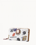 Dooney NFL Ravens Large Zip Around Wristlet RAVENS ID-kNXN1whP Dooney NFL Ravens Large Zip Around Wristlet RAVENS ID-kNXN1whP
