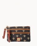 Dooney NFL Saints Triple Zip Wristlet SAINTS ID-kSnGHZQH Dooney NFL Saints Triple Zip Wristlet SAINTS ID-kSnGHZQH