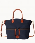 Dooney Nylon Large Pocket Satchel Navy ID-KX3Wc2Ot Dooney Nylon Large Pocket Satchel Navy ID-KX3Wc2Ot