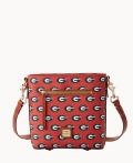 Dooney Collegiate Georgia Small Zip Crossbody U OF GEORGIA ID-nKqpiSyA Dooney Collegiate Georgia Small Zip Crossbody U OF GEORGIA ID-nKqpiSyA