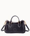 Dooney Florentine Medium Satchel Navy ID-NL6LRE8W Dooney Florentine Medium Satchel Navy ID-NL6LRE8W