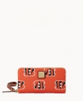 Dooney NFL Bengals Large Zip Around Wristlet Bengals ID-nMRTeefv Dooney NFL Bengals Large Zip Around Wristlet Bengals ID-nMRTeefv