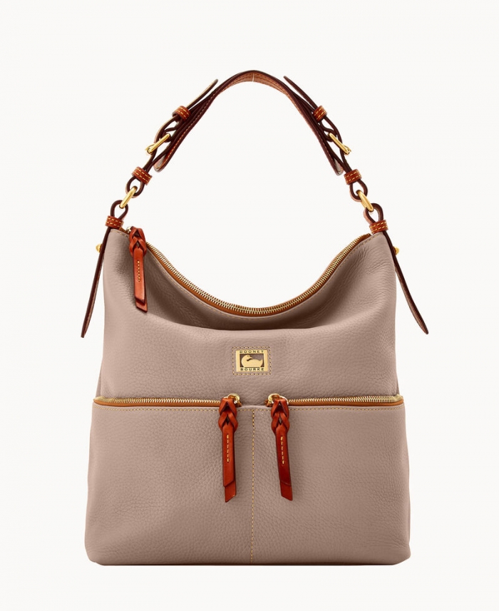 Dooney Dillen Medium Pocket Sac Taupe ID-NveMGIj9