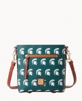 Dooney Collegiate Michigan State Small Zip Crossbody MICHIGAN STATE ID-nYG2PmRG Dooney Collegiate Michigan State Small Zip Crossbody MICHIGAN STATE ID-nYG2PmRG