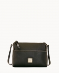 Dooney Pebble Grain Ginger Crossbody Black Black ID-O9FKftDN