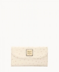 Dooney Ostrich Continental Clutch Bone ID-oahxA1sh Dooney Ostrich Continental Clutch Bone ID-oahxA1sh