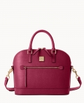 Dooney Saffiano Domed Zip Satchel Cranberry ID-OakS7ZRt Dooney Saffiano Domed Zip Satchel Cranberry ID-OakS7ZRt