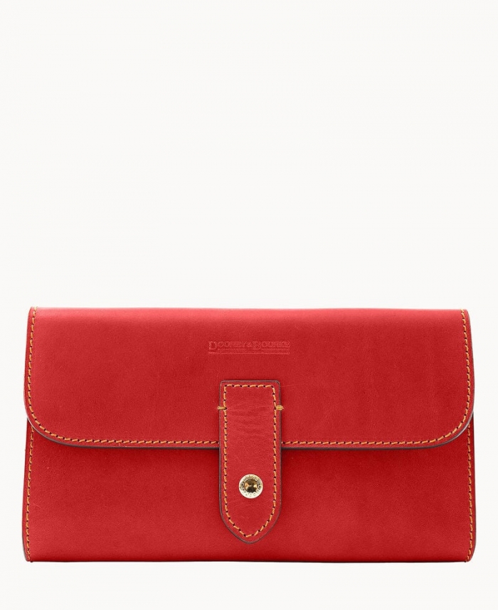 Dooney Alto Checkbook Holder Red ID-omuP34e8