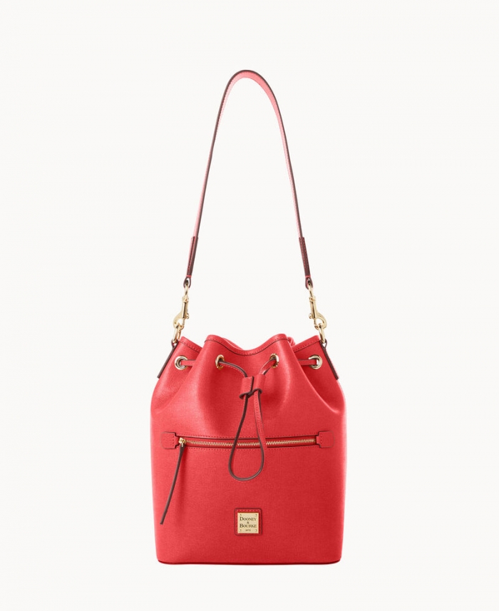 Dooney Saffiano Drawstring Tomato ID-oMz86b98