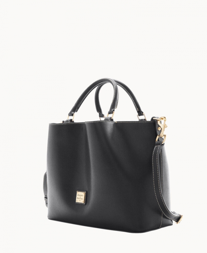 Dooney Saffiano Large Barlow Black ID-Ow7cyTNo