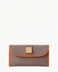Dooney Wexford Leather Continental Clutch Taupe ID-ox98hr0O Dooney Wexford Leather Continental Clutch Taupe ID-ox98hr0O