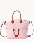 Dooney Nylon Large Pocket Satchel Light Pink ID-oz96SeBo Dooney Nylon Large Pocket Satchel Light Pink ID-oz96SeBo