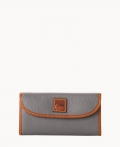 Dooney Pebble Grain Continental Clutch Slate ID-Q82BmDCE Dooney Pebble Grain Continental Clutch Slate ID-Q82BmDCE
