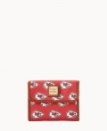 Dooney NFL Chiefs Flap Credit Card Wallet Kansas City Chiefs ID-Q8g5Lh5p