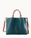 Dooney Pebble Grain Large Barlow Teal ID-QiaJoLsO Dooney Pebble Grain Large Barlow Teal ID-QiaJoLsO