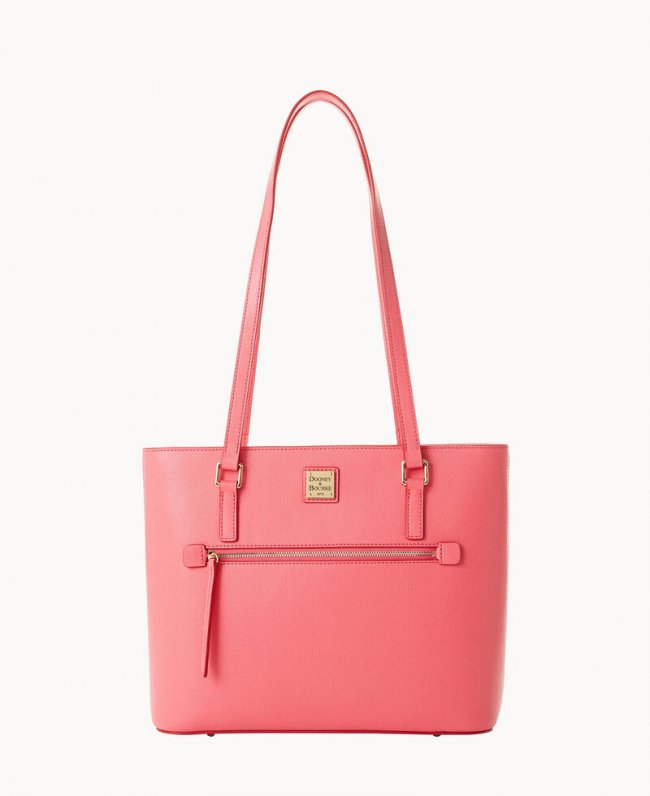 Dooney Saffiano Shopper Bubble Gum ID-QPi09wb5