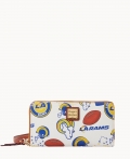 Dooney NFL Rams Large Zip Around Wristlet RAMS ID-r3uarVA6 Dooney NFL Rams Large Zip Around Wristlet RAMS ID-r3uarVA6