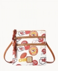 Dooney NFL Chiefs N S Triple Zip Crossbody CHIEFS ID-r6JVAOwu Dooney NFL Chiefs N S Triple Zip Crossbody CHIEFS ID-r6JVAOwu