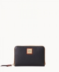 Dooney Pebble Grain Medium Zip Around Wallet Black ID-r9rkhLTT Dooney Pebble Grain Medium Zip Around Wallet Black ID-r9rkhLTT
