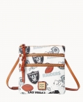 Dooney NFL Raiders N S Triple Zip Crossbody RAIDERS ID-RpY5Z8FF Dooney NFL Raiders N S Triple Zip Crossbody RAIDERS ID-RpY5Z8FF