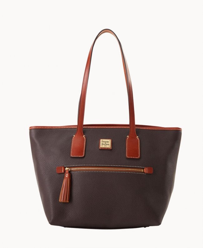 Dooney Pebble Grain Small Tote Brown Tmoro ID-rt7fDRmn Dooney Pebble Grain Small Tote Brown Tmoro ID-rt7fDRmn