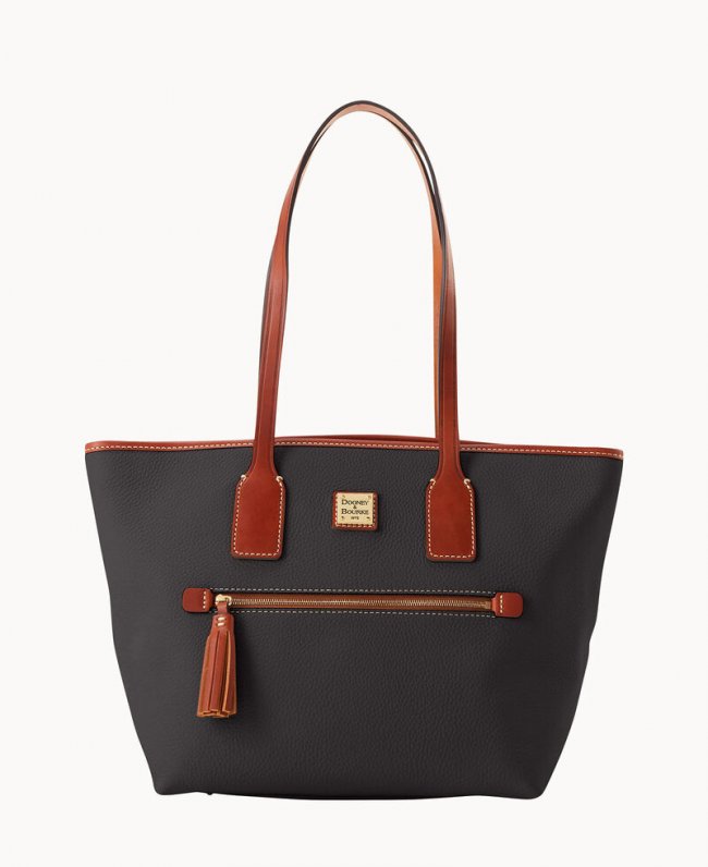 Dooney Pebble Grain Small Tote Black ID-TblOLJ4o Dooney Pebble Grain Small Tote Black ID-TblOLJ4o