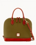 Dooney Pebble Grain Zip Zip Satchel Olive ID-Tp9WTFh7 Dooney Pebble Grain Zip Zip Satchel Olive ID-Tp9WTFh7
