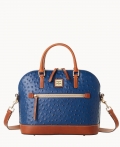Dooney Ostrich Domed Zip Satchel Navy ID-U5s5IeV1 Dooney Ostrich Domed Zip Satchel Navy ID-U5s5IeV1