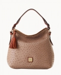 Dooney Ostrich Twist Strap Hobo Light Taupe ID-UhmKsJDm Dooney Ostrich Twist Strap Hobo Light Taupe ID-UhmKsJDm