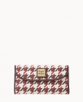 Dooney Houndstooth Continental Clutch Brick ID-uIfvQKcO Dooney Houndstooth Continental Clutch Brick ID-uIfvQKcO