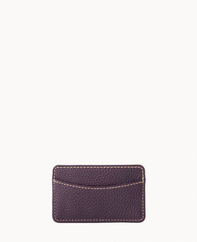 Dooney Pebble Grain Business Card Case Plum Wine ID-unMJS6PB Dooney Pebble Grain Business Card Case Plum Wine ID-unMJS6PB