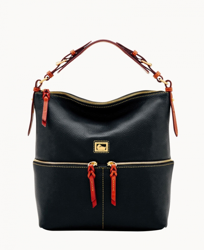 Dooney Dillen Medium Pocket Sac Black ID-v2rT65GT