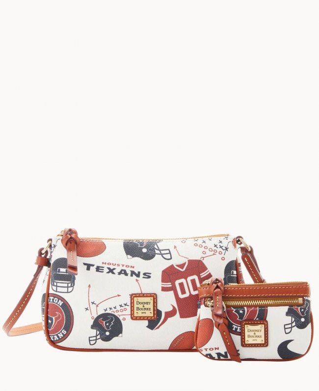 Dooney NFL Texans Lexi Crossbody Sm Coin Case TEXANS ID-VacgoHYB