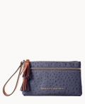 Dooney Ostrich Double Zip Wristlet Steel Blue ID-w6lBAYES Dooney Ostrich Double Zip Wristlet Steel Blue ID-w6lBAYES