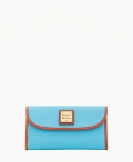Dooney Pebble Grain Continental Clutch Sky Blue ID-w9vXsQMB Dooney Pebble Grain Continental Clutch Sky Blue ID-w9vXsQMB