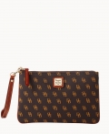 Dooney Gretta Large Wristlet Brown Tmoro ID-wLi07Gvi Dooney Gretta Large Wristlet Brown Tmoro ID-wLi07Gvi